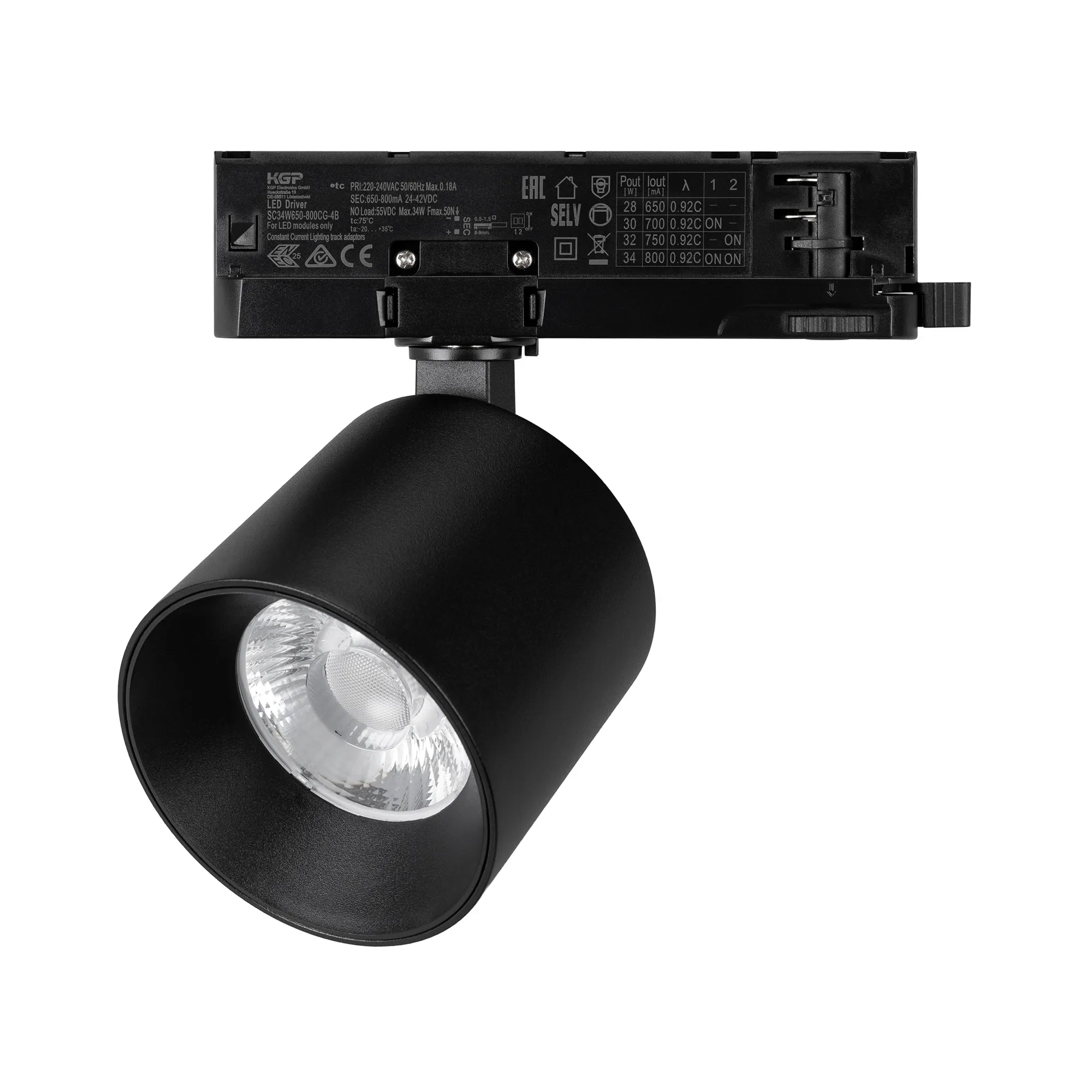 Светильник LGD-DYKE-4TR-R90-26W Day4000 (BK, 20 deg, 230V, DALI) (Arlight, IP20 Металл, 5 лет)