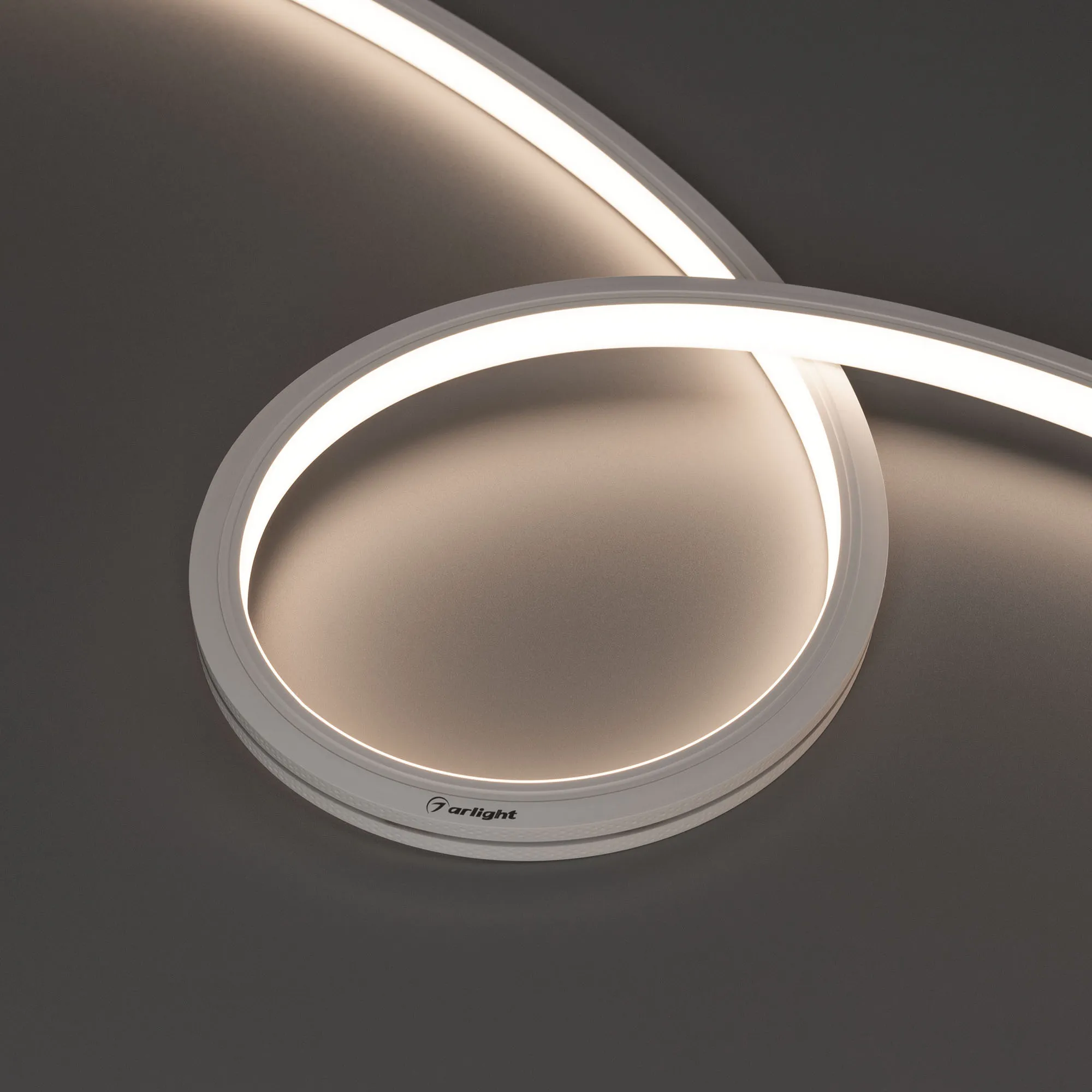 Лента светодиодная герметичная MOONLIGHT-TOP-A140-13x12mm 24V Day4000 (9.6 W/m, IP67, 5m, wire x2) (Arlight, Вывод боковой, 3 года) - изображение товара