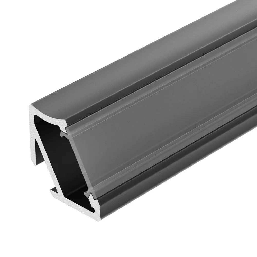 Профиль ALM-V60-2020 ANOD Black (Arlight, Алюминий) - изображение товара